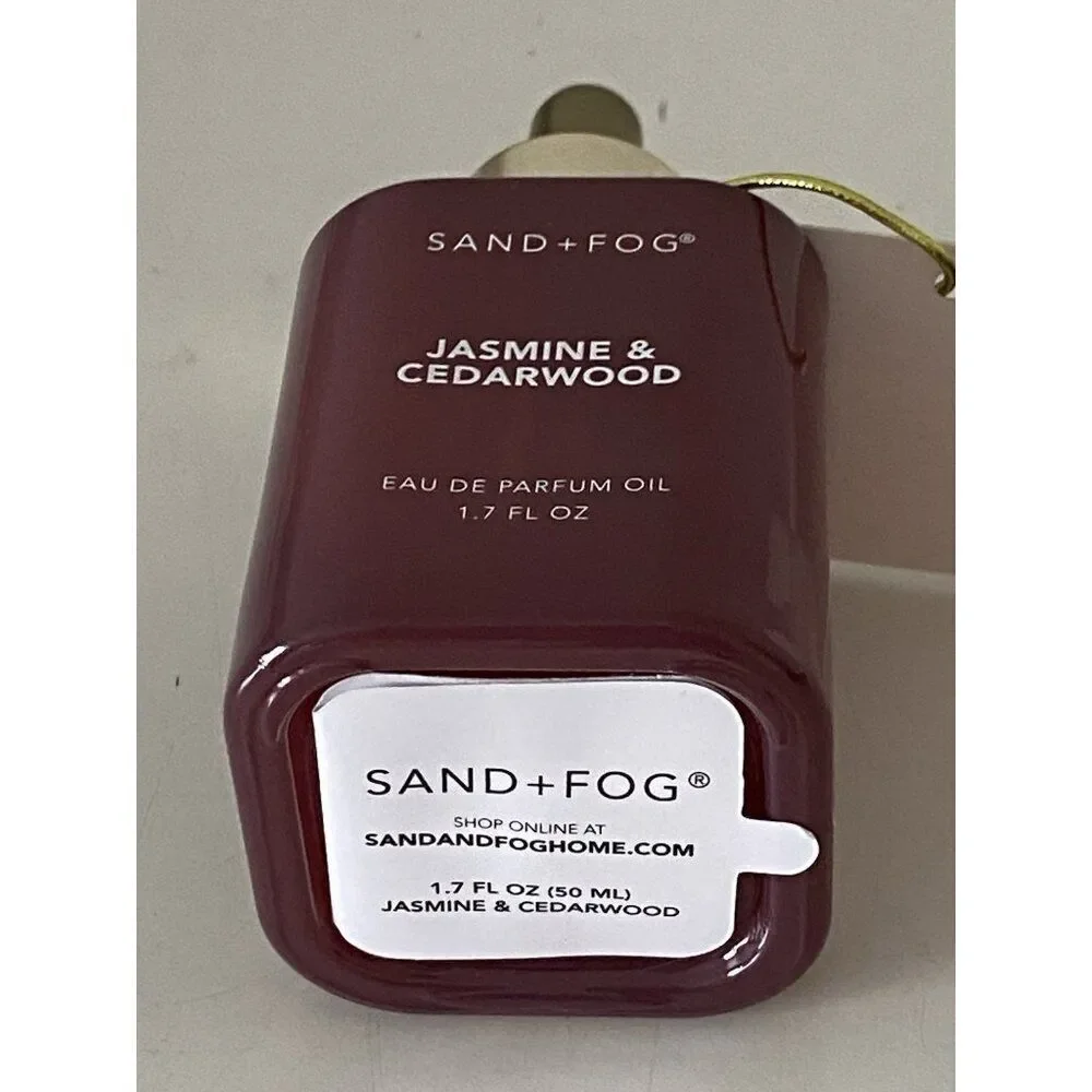 Sand + Fog Eau De Parfum Oil 1.7 fl oz‎ Jasmine Cedarwood Saffron Lemon Pine NEW
